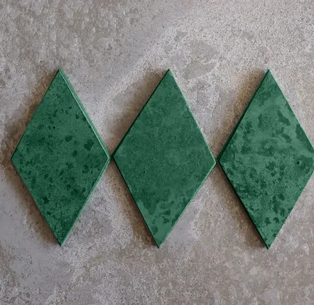 Tables basses - RHOMB TILE - WOLKBERG CASTING STUDIOS
