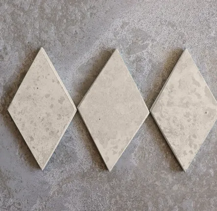 Tables basses - RHOMB TILE - WOLKBERG CASTING STUDIOS