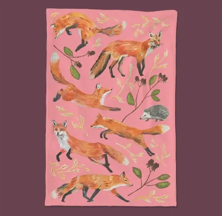 Torchons - Torchon Renards - ZOOH