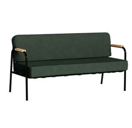 Mobilier et rangements pour bureau - Canapé rétro intérieur design Barnabé 2 places - LES GAMBETTES