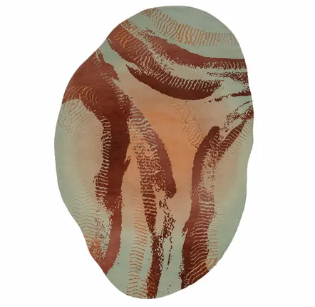 Tapis design - Earth Vibration Dawn - TAPÍN