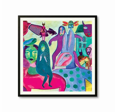 Unique pieces - The Carnival Wall Art | 100x100 cm - ELCIELA