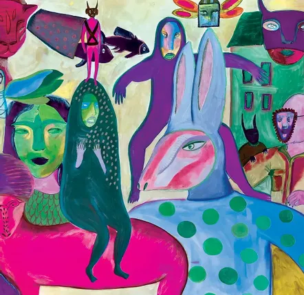 Unique pieces - The Carnival Wall Art | 100x100 cm - ELCIELA