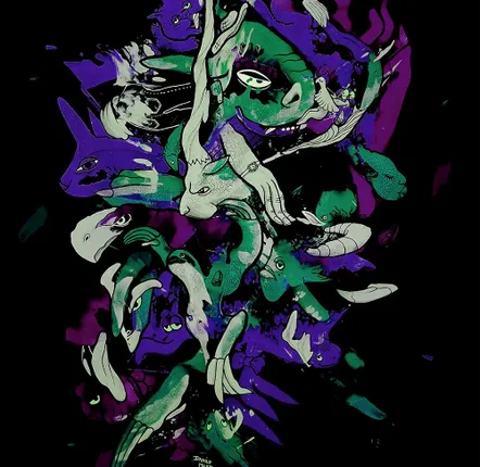 Unique pieces - Spectral Dreams Wall Art | 90x140 cm - ELCIELA
