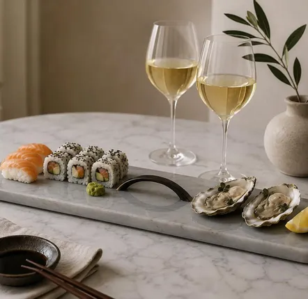 Plats et saladiers - Plateau de service en marbre avec poignée métallique –Élégance artisal - KALU CREATIONS