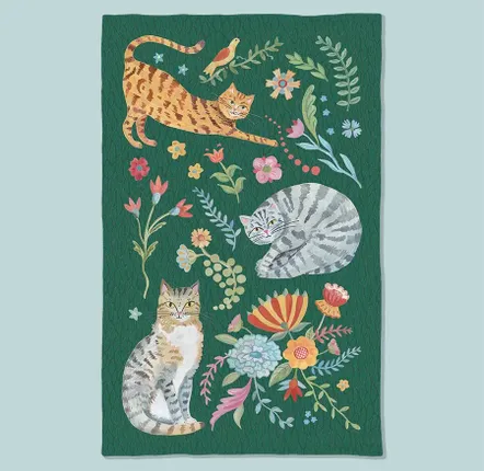 Torchons textile - Torchon Chats - ZOOH