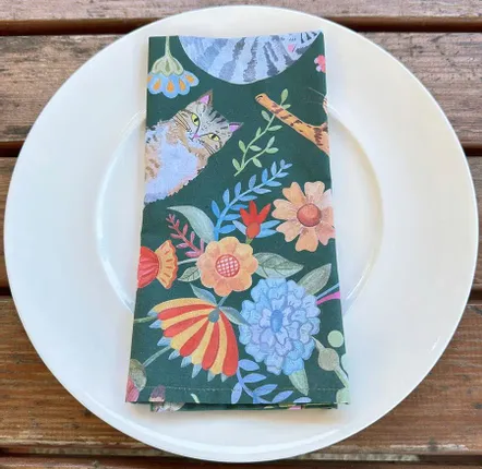 Linge de table textile - Serviettede Table -  Chats - ZOOH