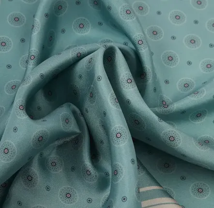 Scarves - Silk Neckerchief Islington Mint - SOHO SCARVES