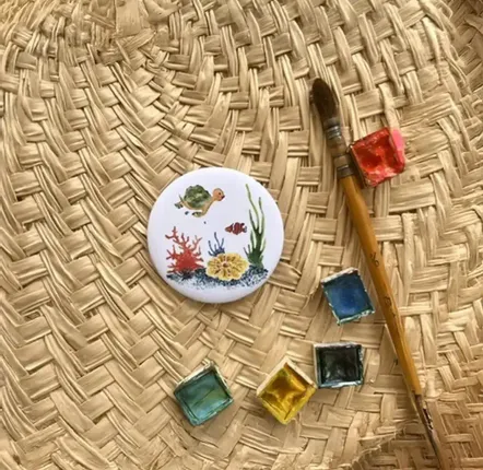Children's decorative items - Magnet Le Lagon - POP ET SES FRÈRES