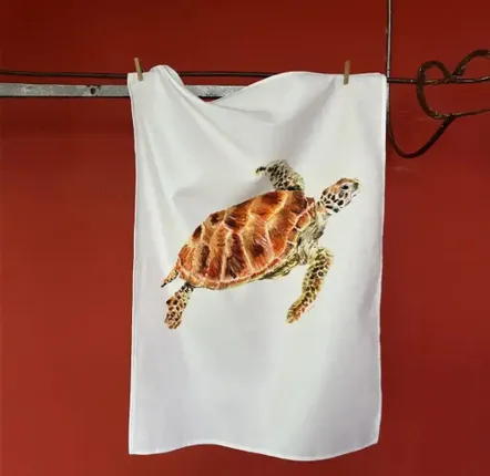 Torchons - Torchon La Tortue Verte - POP ET SES FRÈRES