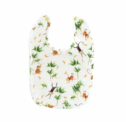 Accessoires enfants - Bavoir - Les Petits Singes et les Bananes - POP ET SES FRÈRES