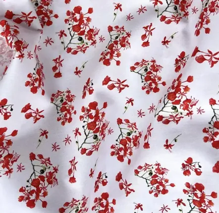 Fabrics - Cotton fabric Oeko Tex - Les Flamboyants - POP ET SES FRÈRES