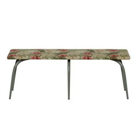 Bancs - Banc rétro Annie stratifié et acier - 130x37cm - LES GAMBETTES