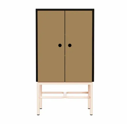 Mobilier et rangements pour bureau - Grand et petit cabinet de rangement rétro Elienor - LES GAMBETTES