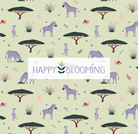 Linge de lit enfant - Motifs exclusifs - all over ou placés - HAPPY BLOOMING