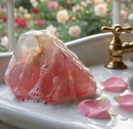 Soaps - Soaprocks Rose Quartz Soap 170g - SOAPROCKS