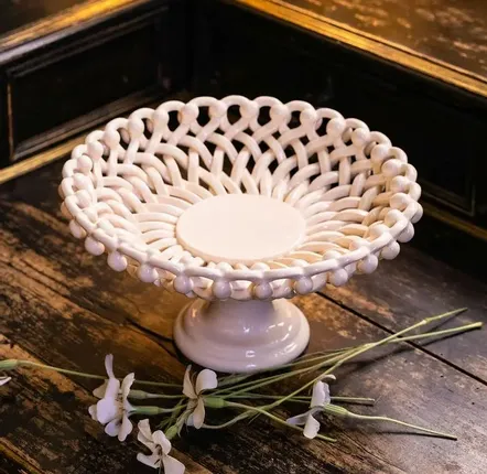 Ceramic - Design wowen cup with stand - MAISON PICHON