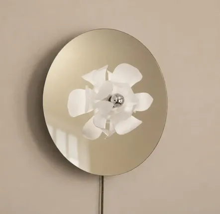 Hotel bedrooms - Lotus mirror and wall lamp - ANCA FETCU STUDIO