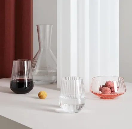Stemware - Red wine glass from the collection Visual, clear - HARRACHOV GLASSWORKS