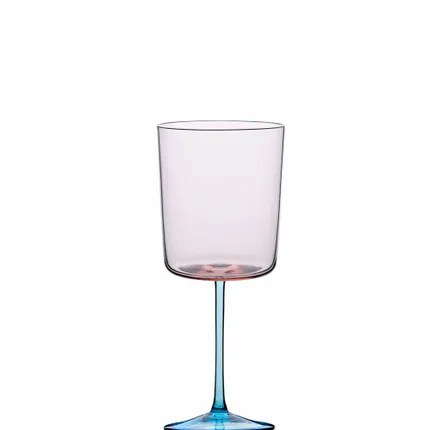 Stemware - Red wine glass from the collection Edge, rosaline - HARRACHOV GLASSWORKS