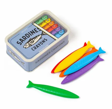 Papeterie bureau - Crayons sardines - KIKKERLAND