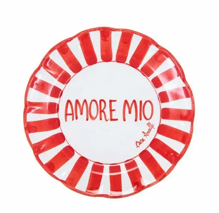 Fragrance for women & men - TAVOLA FELICE - AMORE MIO DINNER PLATE - CASA AMALFI