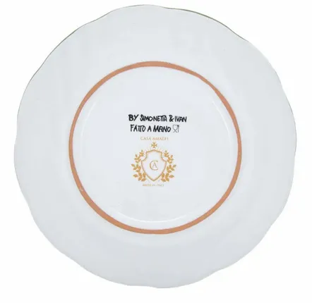 Fragrance for women & men - TAVOLA FELICE - Amore Mio DINNER PLATE - CASA AMALFI