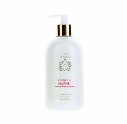 Fragrance for women & men - SUNDAY IN NAPOLI HAND WASH - Tomato Leaf & Magnolia 500ml - CASA AMALFI