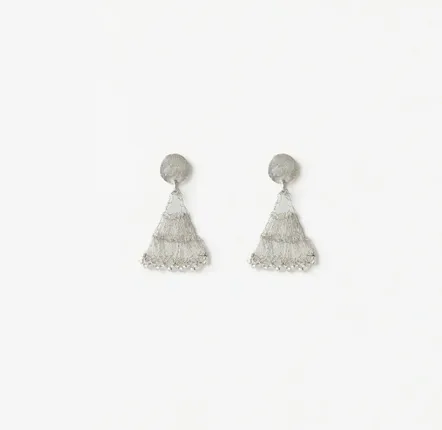 Jewelry - Silver Fan Earrings - UNHCR/MADE51