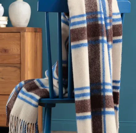 Throw blankets - Throw Arctic Check - BIEDERLACK