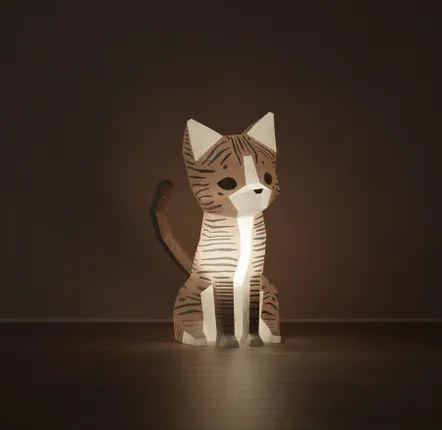 Children's lighting - Cat Paper Night Light - MOKI MOKI