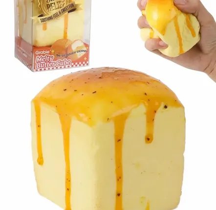 Autres fournitures bureau  - Squishy - Cube de beurre fondant - GRABIE