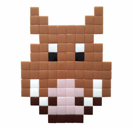 Décorations vitrail  - Mosaïque décorative en verre adhésif facochert #01 - PIXELBOX