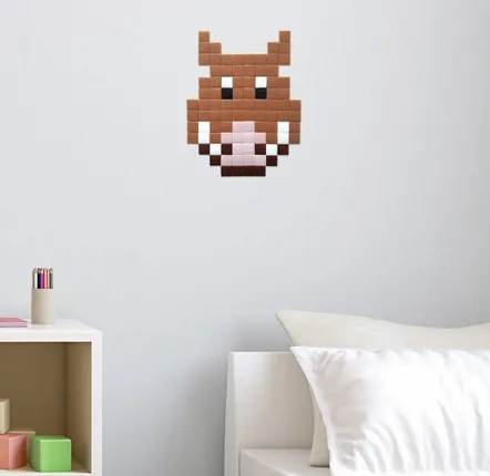 Décorations vitrail  - Mosaïque décorative en verre adhésif facochert #01 - PIXELBOX