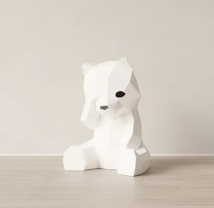 Children's lighting - Paper bear night light DIY kits - MOKI MOKI