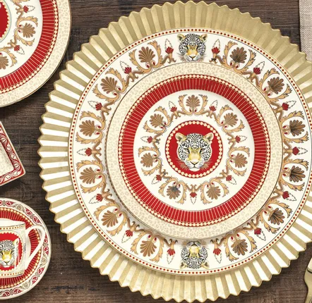 Everyday plates - LEOPARD - POZZI MILANO