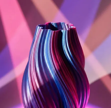 Office design and planning - Vase "Hot Ice Cream" | Multi-color | Pink/Blue - AUURA