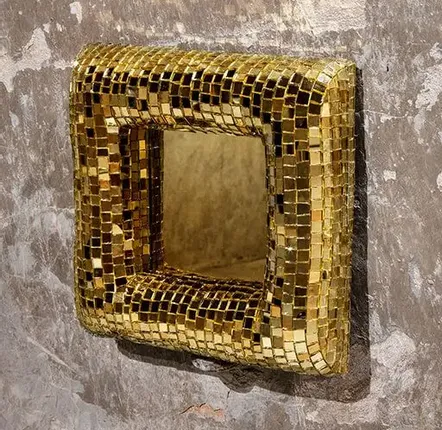 Miroirs - BOMBATO GOLD SQUARE - DAVIDEMEDRI