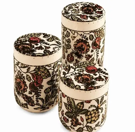 Flatware - Ceramic Storage Jar - Persian Garden Collection - DASTHAA