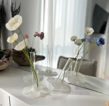 Vases - Hibiscus, mini flower vase - ANCA FETCU STUDIO