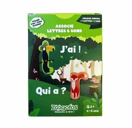 Jeux enfants - Jeu de cartes « J'ai ! Qui a ? » des Zoogotos - ZOOGOTOS