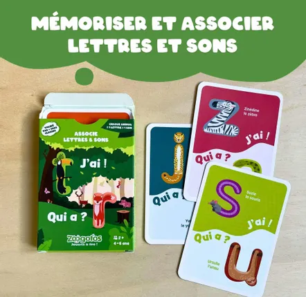 Jeux enfants - Jeu de cartes « J'ai ! Qui a ? » des Zoogotos - ZOOGOTOS