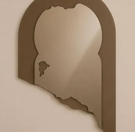 Hotel bedrooms - Roma wall mirror - ANCA FETCU STUDIO