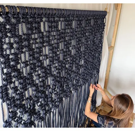 Tapisseries - Décoration Murale Textile - Couleur Bleu Marine - NŒULUXE
