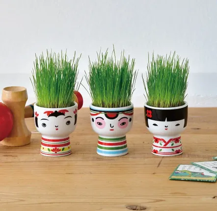 Objets déco enfant - Kokeshi Green - NOTED