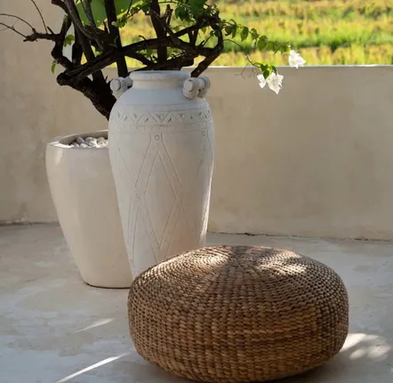 Poufs - Le Pouf Jacinthe - Naturel - M - BAZAR BIZAR LIVING