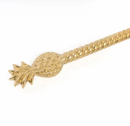 Flatware - The Pineapple Salad Spoon - Gold - BAZAR BIZAR LIVING