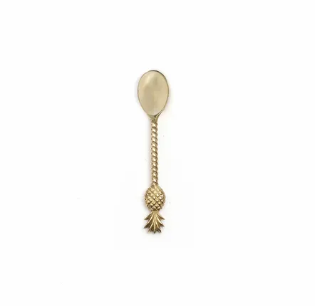 Flatware - The Pineapple Tea Spoon - Gold - BAZAR BIZAR LIVING