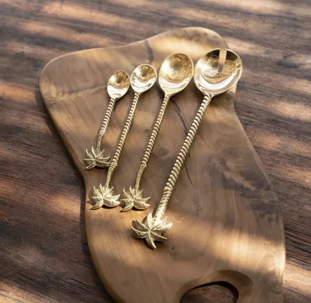 Flatware - The Palm Tree Spoon - Gold - BAZAR BIZAR LIVING
