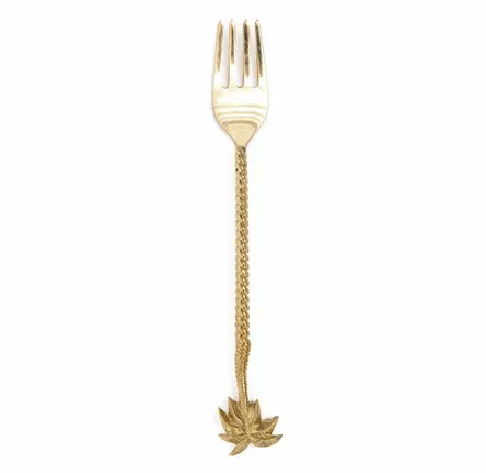 Forks - The Palm Tree Fork - Gold - BAZAR BIZAR LIVING